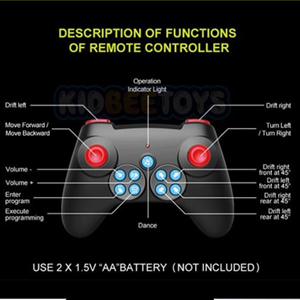 ماشین کنترلی شارژی آفرود جیپ قرمز با دو کنترل دستی و دستبندی Off-Road RC Car Drift Wheels 1:10 -اسباب بازی